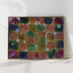 tree and architecture rhythms 1920 paul klee high quality print