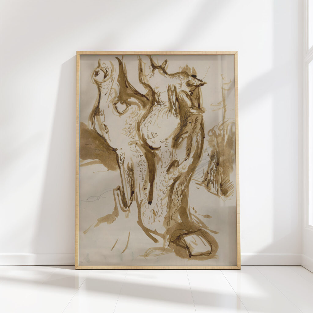 tree studies 4 1940 1944 jan novak high quality print