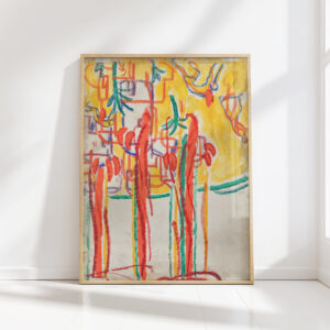 trees 1913 christian rohlfs high quality print