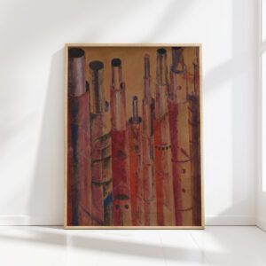 trees 1929 frits van den berghe high quality print
