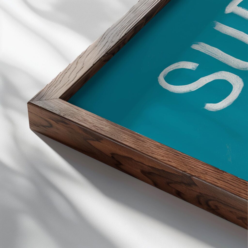 typo 0003 close up dark wood mockup