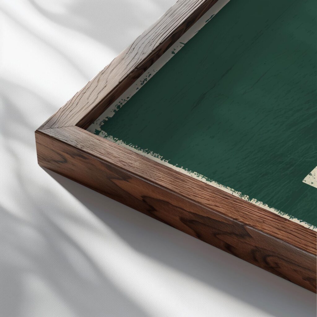 typo 0005 close up dark wood mockup
