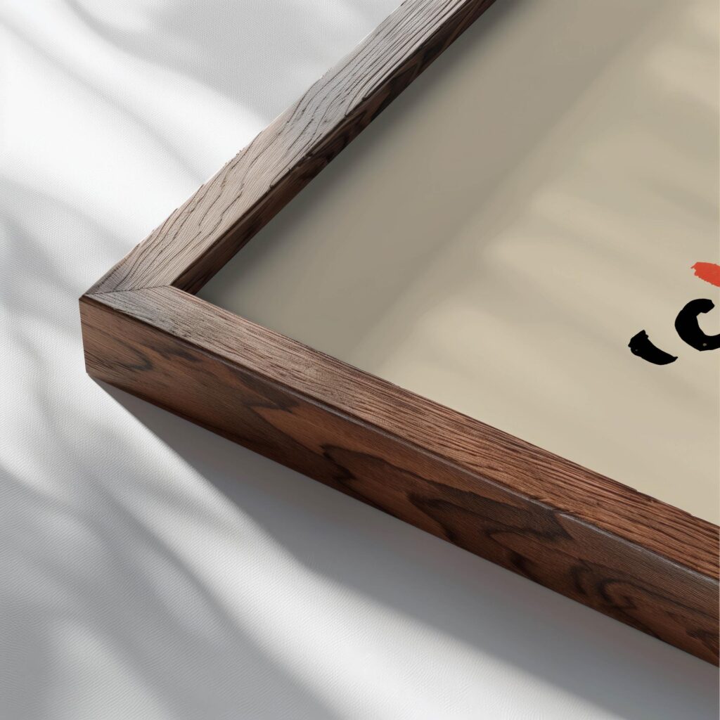 typo 0007 close up dark wood mockup