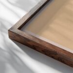 typo 0010 close up dark wood mockup