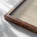 typo 0011 close up dark wood mockup