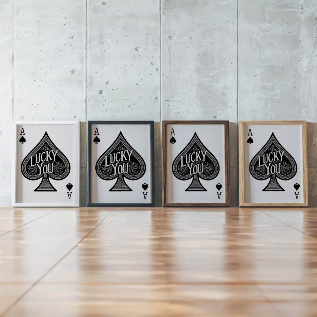 typo 0012 framed posters mockup
