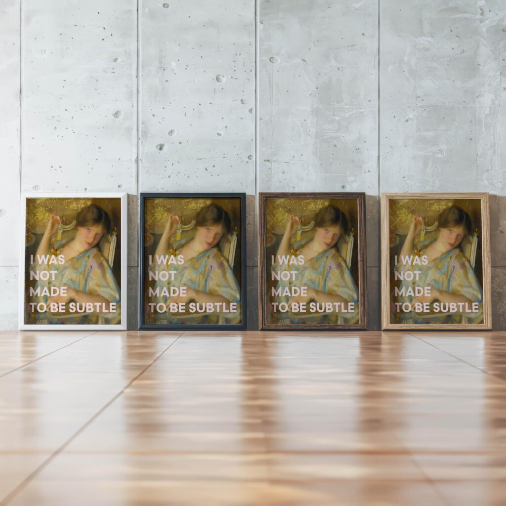 typo 0013 framed posters mockup