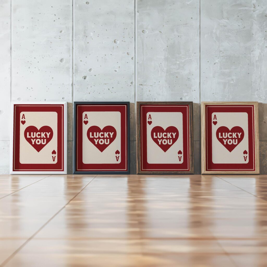 typo 0014 framed posters mockup