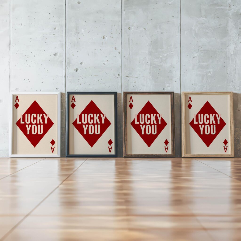 typo 0015 framed posters mockup