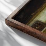 typo 0017 close up dark wood mockup