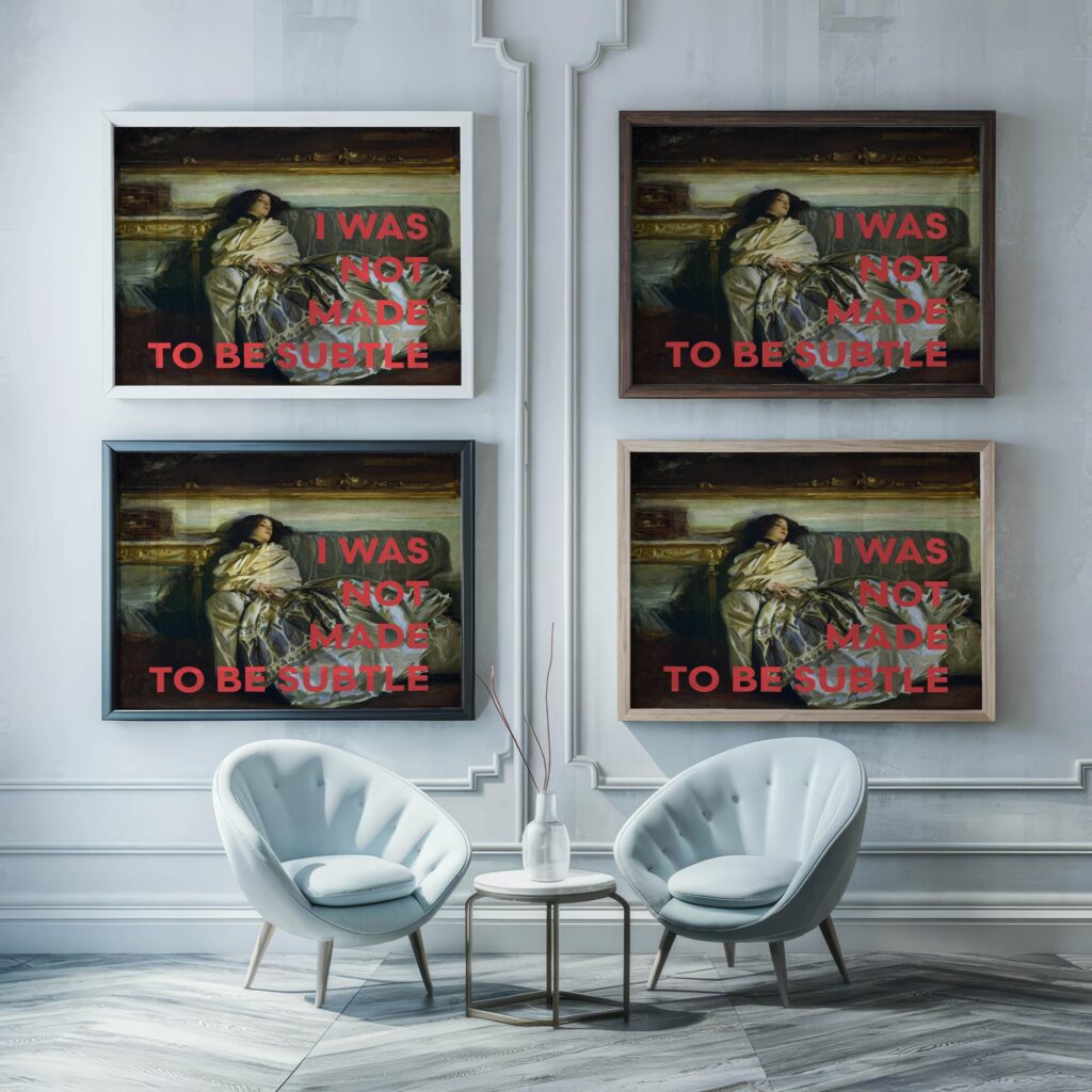 typo 0017 framed posters mockup