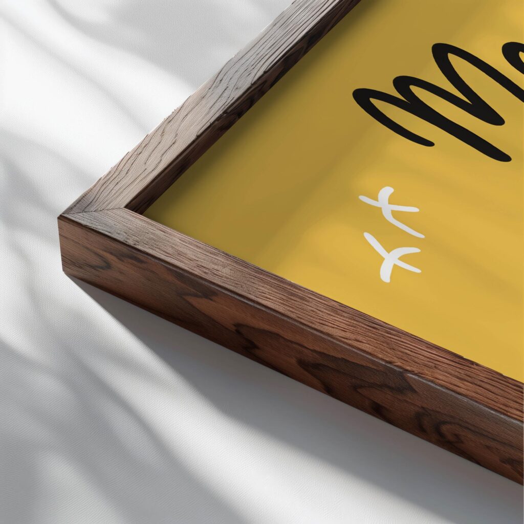 typo 0019 close up dark wood mockup