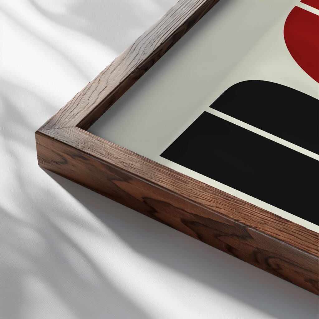 typo 0023 close up dark wood mockup