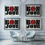 typo 0023 framed posters mockup