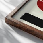 typo 0025 close up dark wood mockup