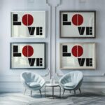 typo 0025 framed posters mockup