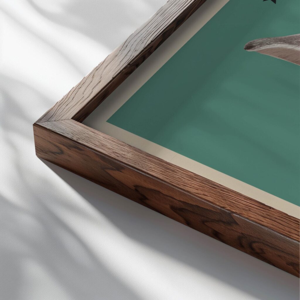typo 0027 close up dark wood mockup