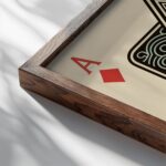 typo 0039 close up dark wood mockup