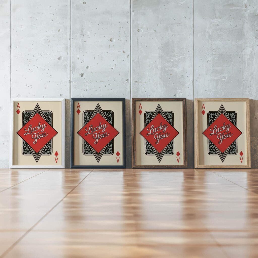typo 0039 framed posters mockup