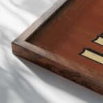 typo 0040 close up dark wood mockup