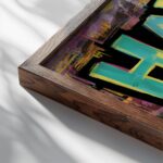 typo 0042 close up dark wood mockup