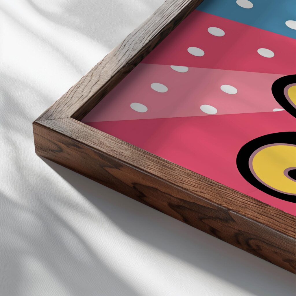 typo 0043 close up dark wood mockup