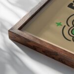 typo 0044 close up dark wood mockup