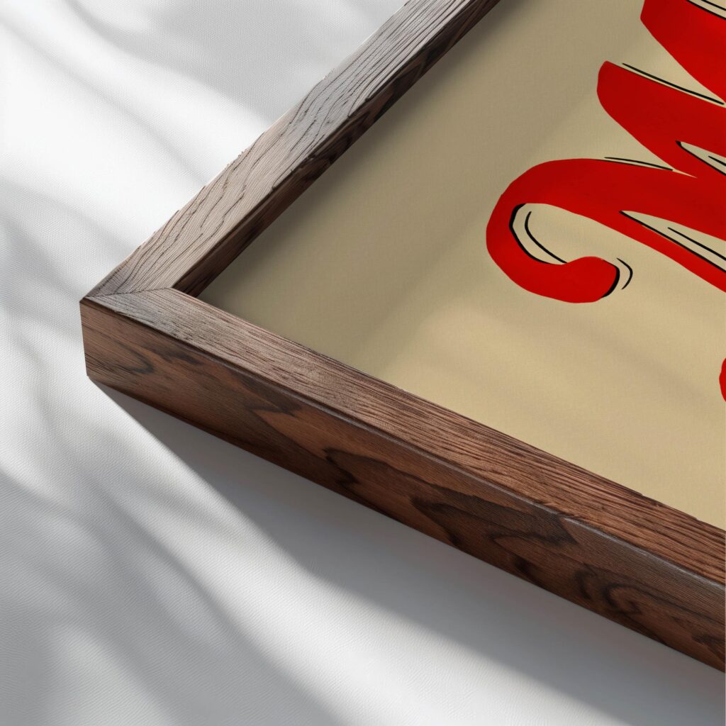 typo 0047 close up dark wood mockup