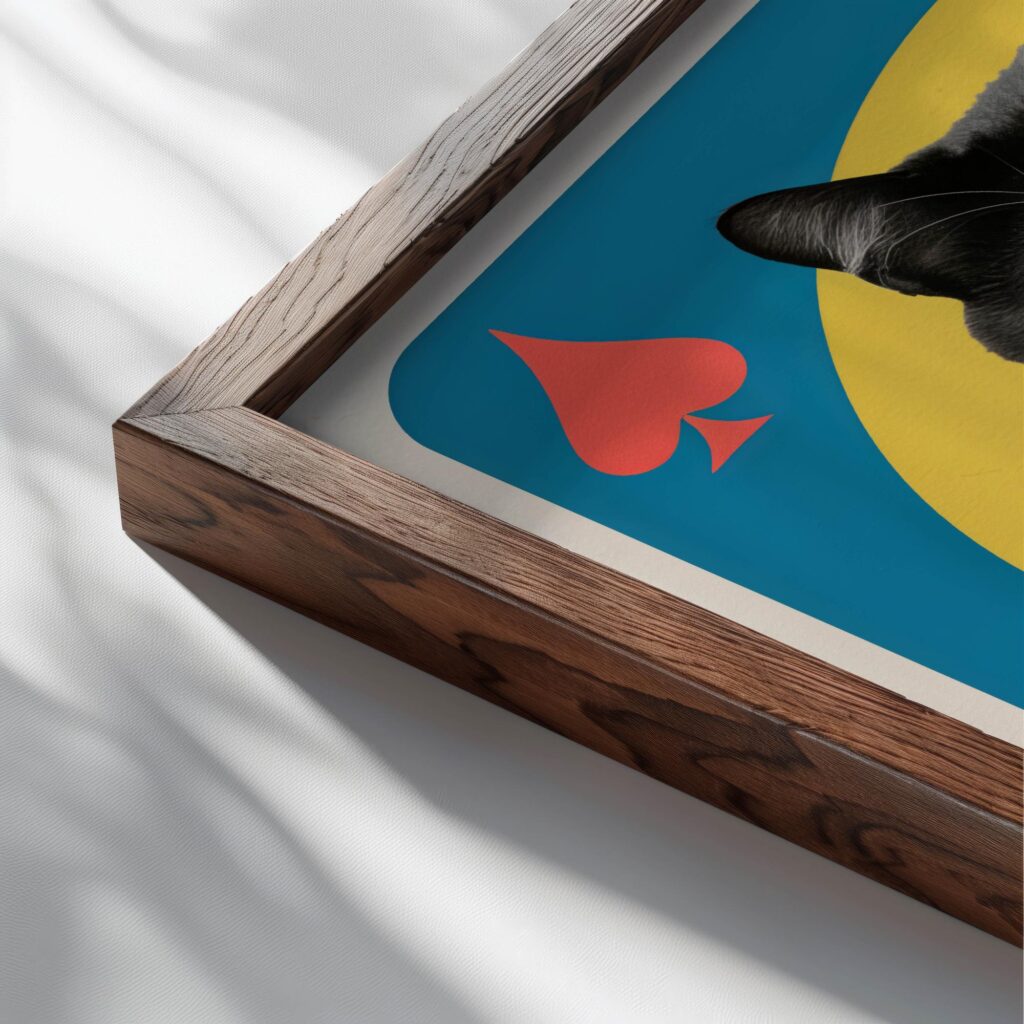 typo 0052 close up dark wood mockup