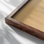 typo 0055 close up dark wood mockup