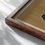 typo 0056 close up dark wood mockup