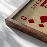 typo 0057 close up dark wood mockup