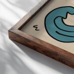 typo 0061 close up dark wood mockup