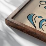 typo 0062 close up dark wood mockup
