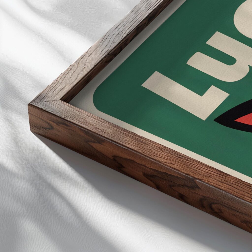 typo 0065 close up dark wood mockup
