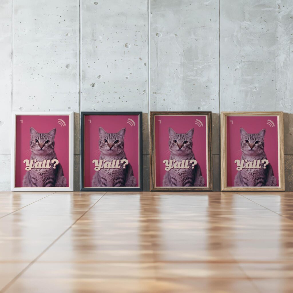 typo 0066 framed posters mockup