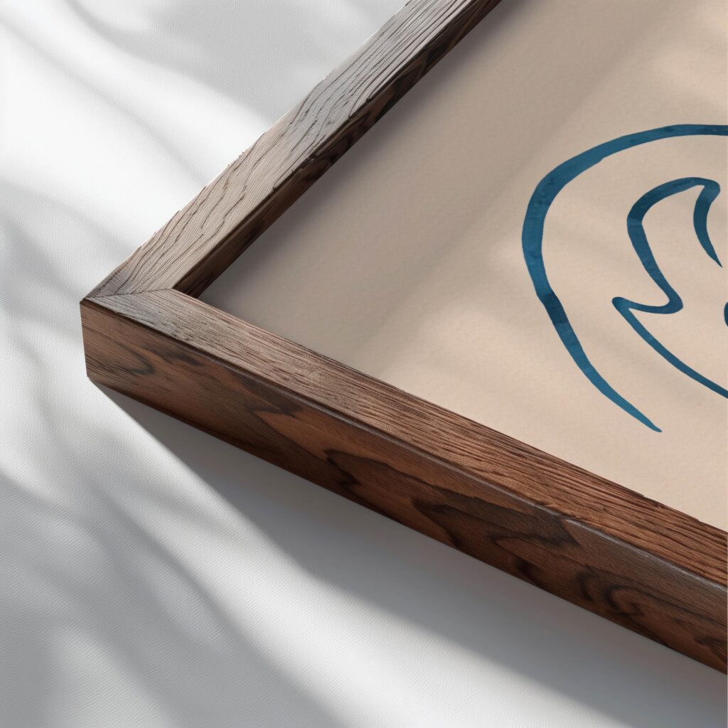 typo 0067 close up dark wood mockup
