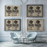typo 0068 framed posters mockup