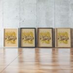 typo 0071 framed posters mockup