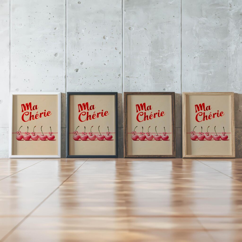 typo 0076 framed posters mockup