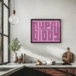 typographic 0013 giddyup pink 3x4 6 mockup