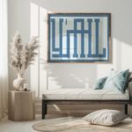 typographic 0033 yall blue textured 3x4 5 mockup