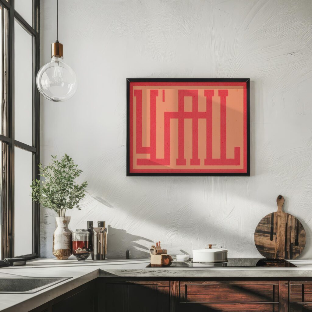 typographic 0039 yall oange textured 3x4 6 mockup