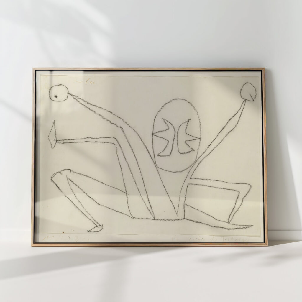 under the sign of division 1940 paul klee high quality print