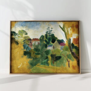 unfinished landscape robert delaunay high quality print
