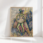 untitled female figure 1947 karl wiener high quality print