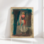 untitled female figure back view around 1928 karl wiener high quality print