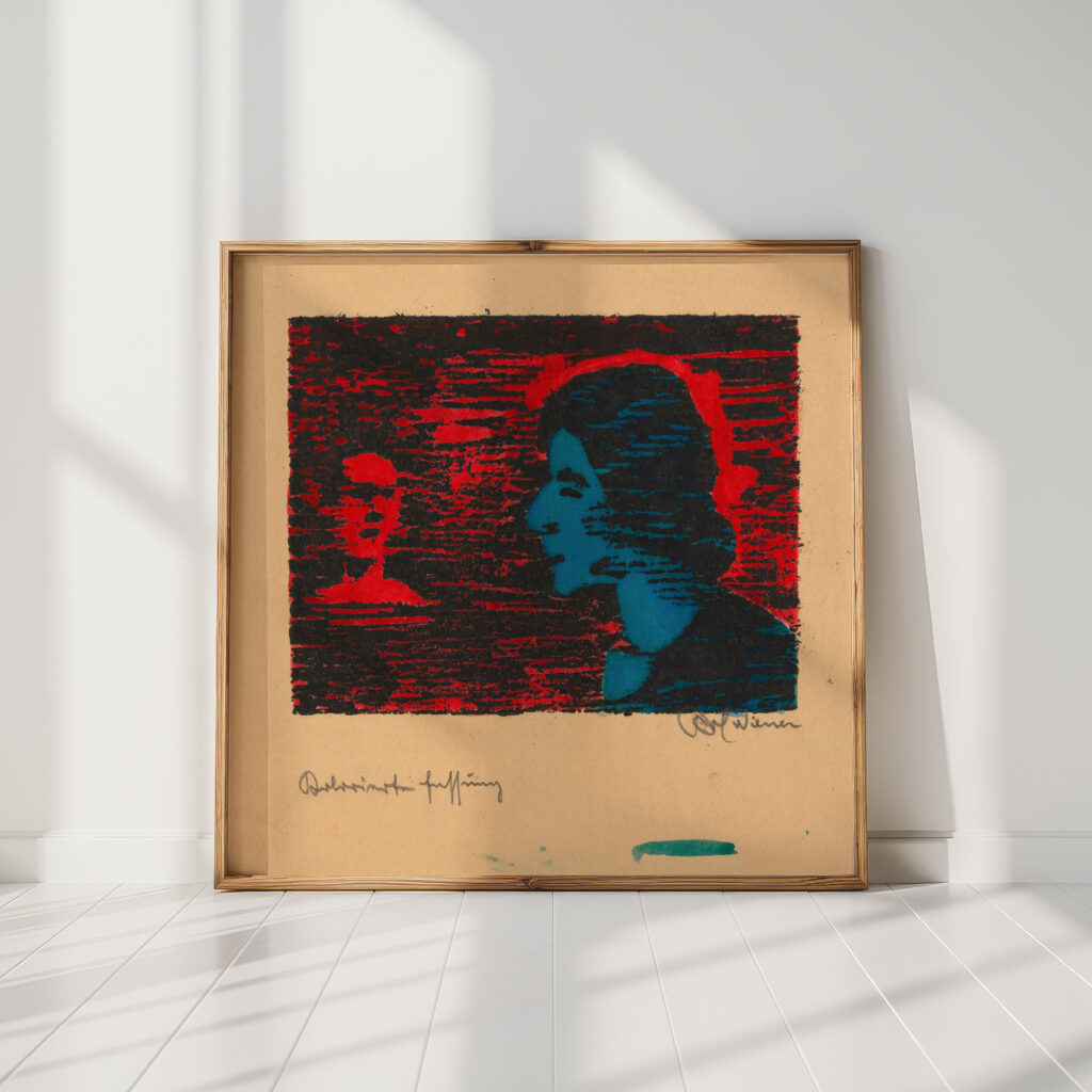 untitled female portrait around 1930 karl wiener high quality print