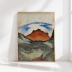untitled mountain landscape 1930 fritz stuckenberg high quality print