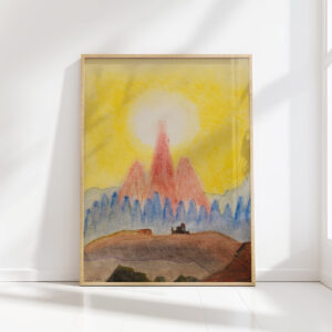 untitled mountain motif 1927 fritz stuckenberg high quality print